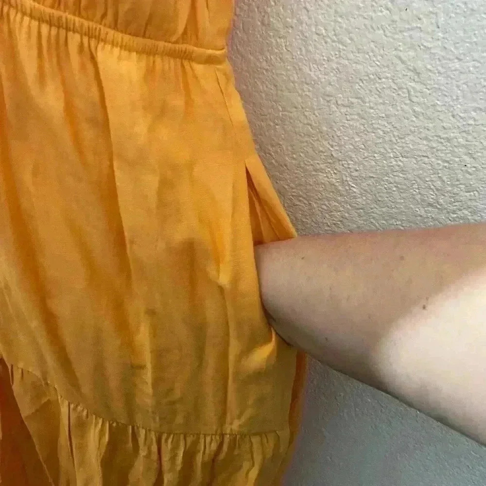 🆕And Now This Plus-Size Tier Light Orange Maxi Dress 0XL🆕 - Picture 8 of 16
